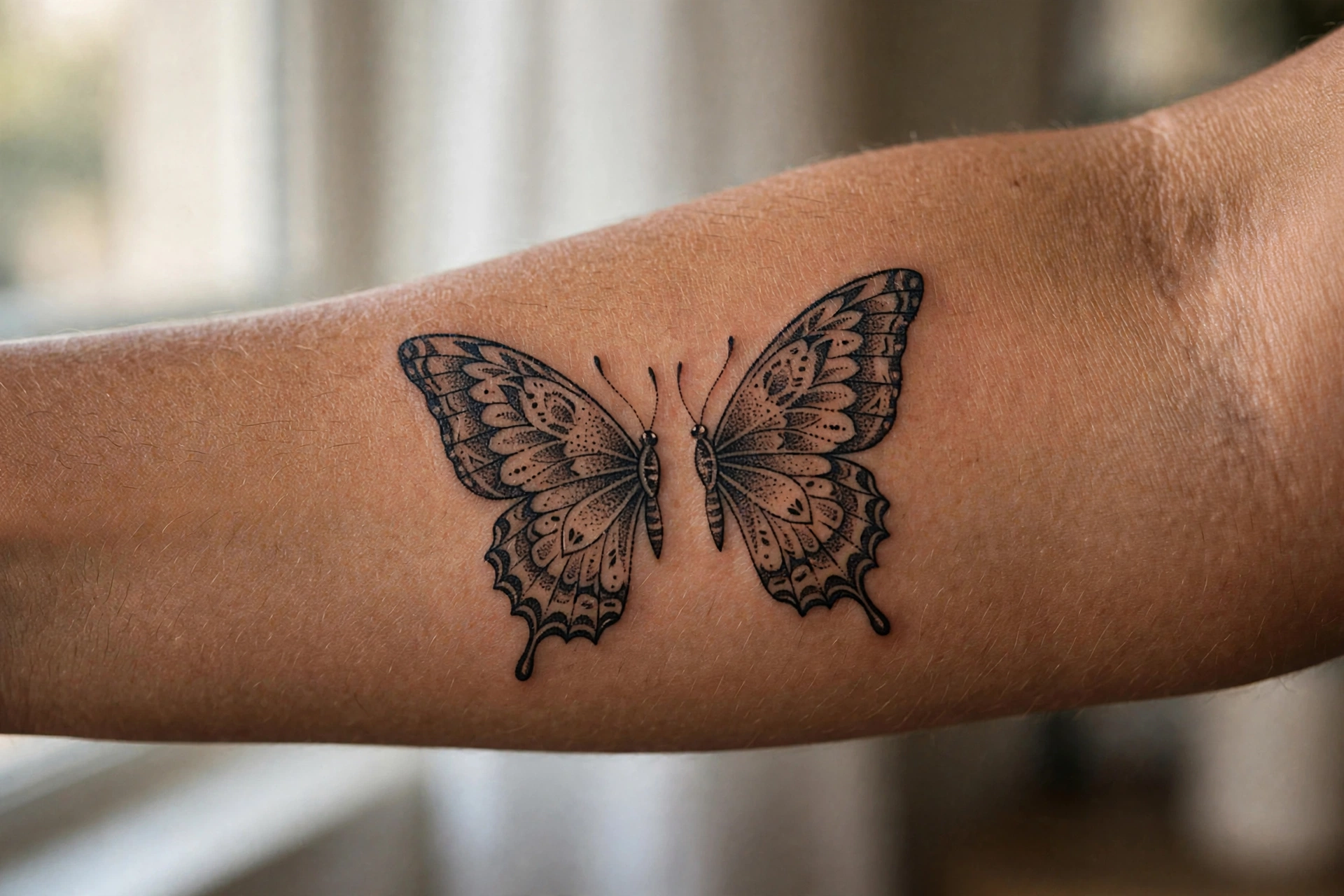 Butterfly best friend tattoo for transformation