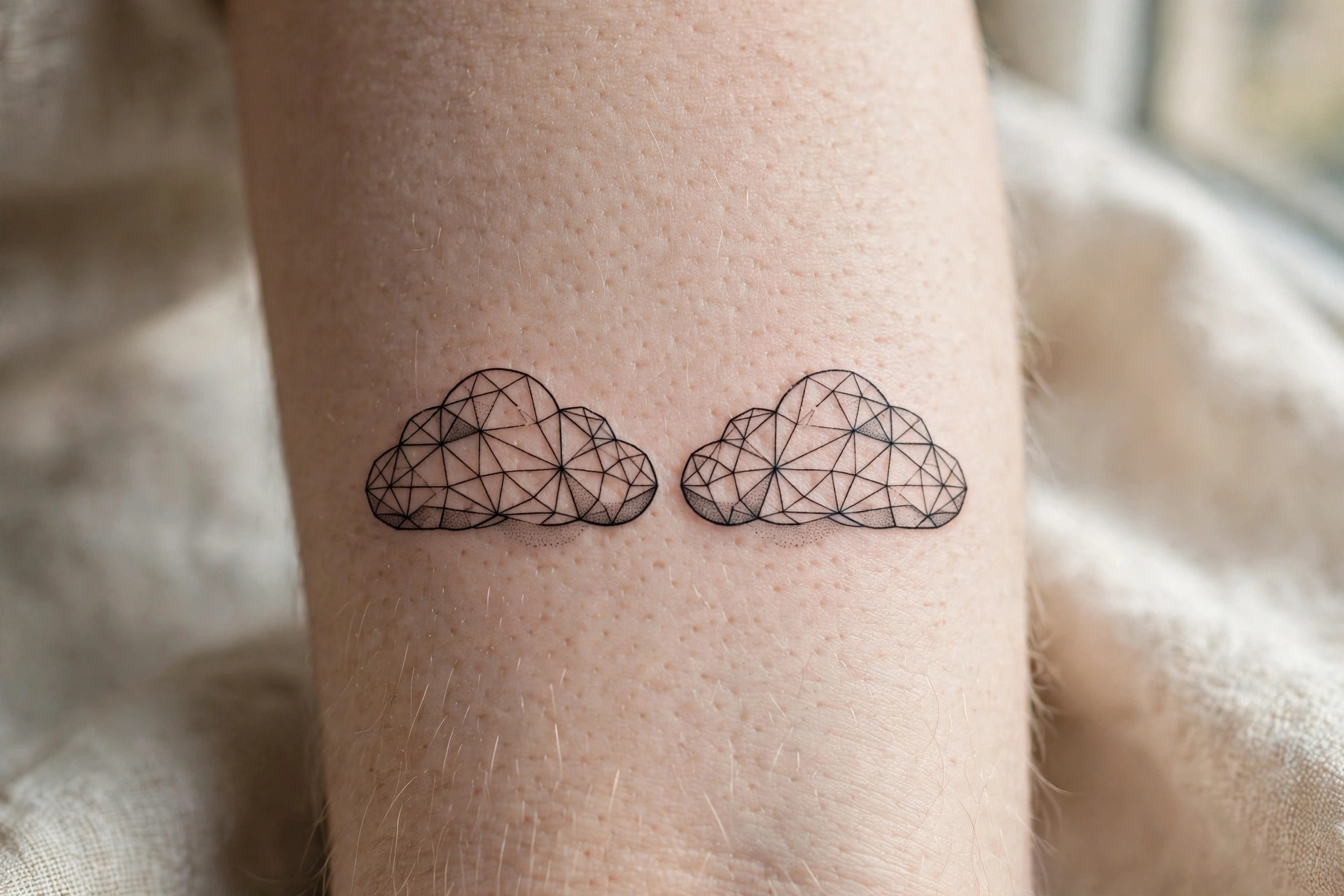 Cloud best friend tattoo ideas