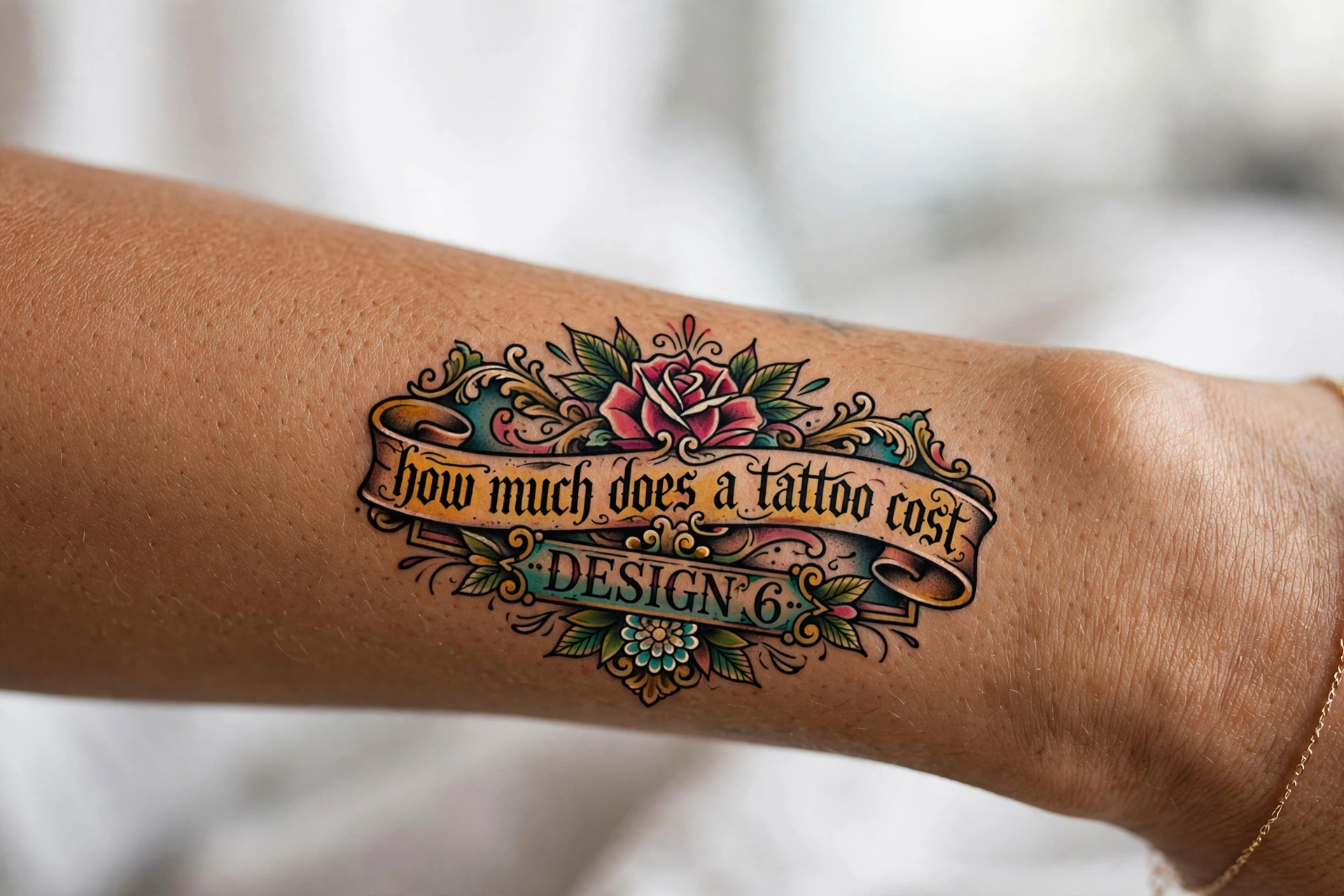 Checking a tattoo artist portfolio of healed work before committing