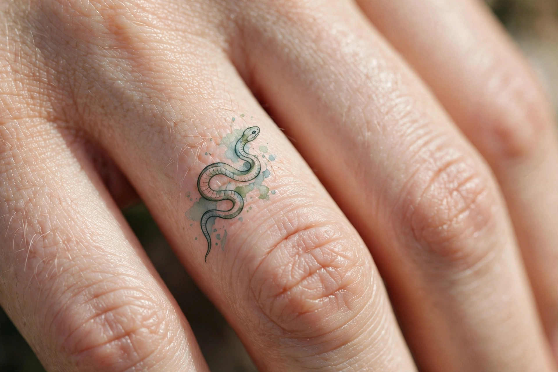 Spiderweb corner tattoos wrapping each knuckle edge