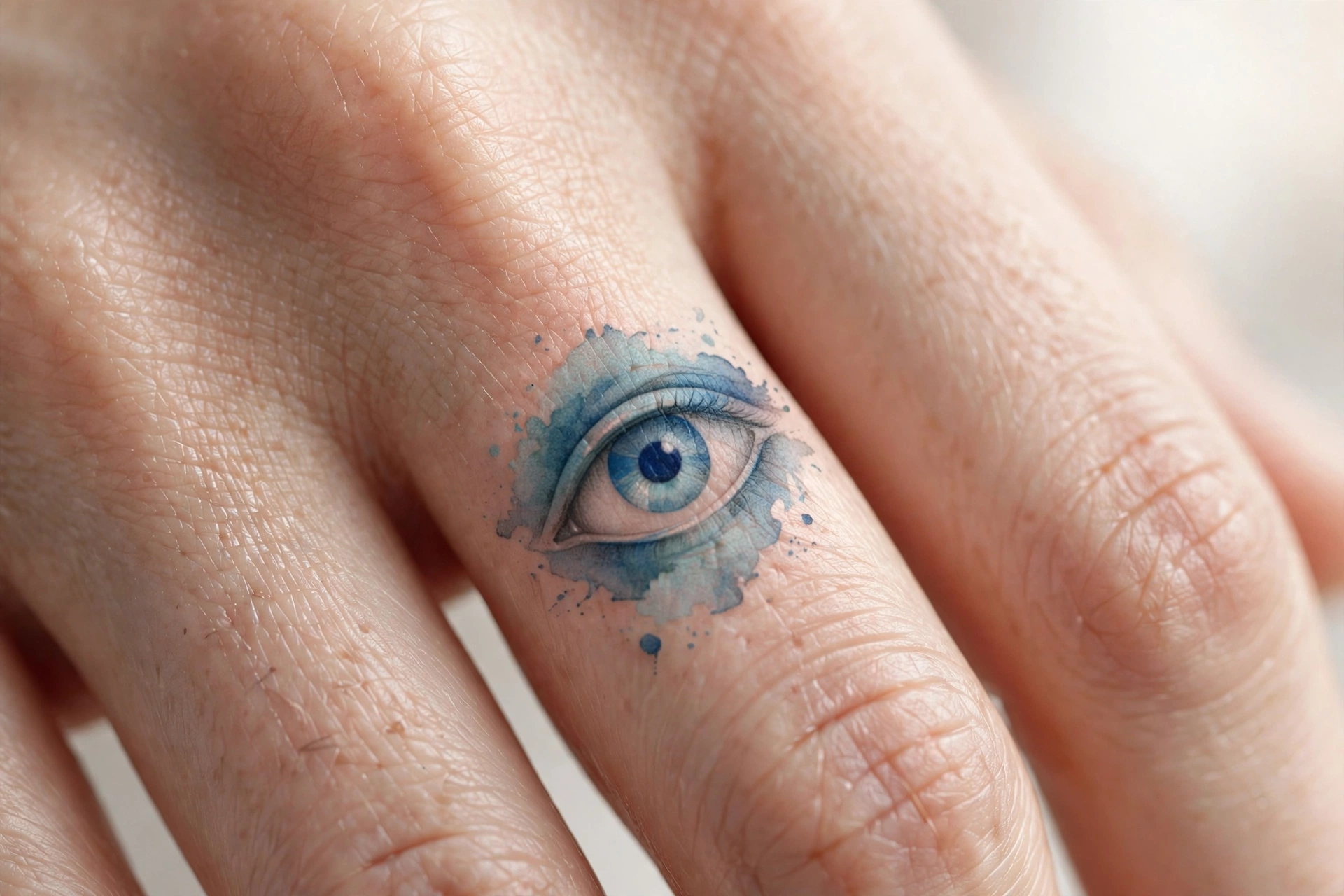 ART LIFE knuckle tattoos in minimalist modern font