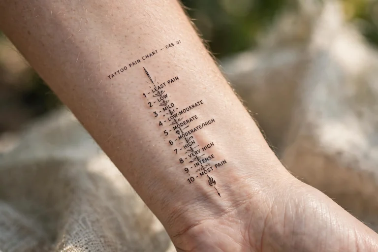 Tattoo Pain Chart: Which Spots Hurt Most